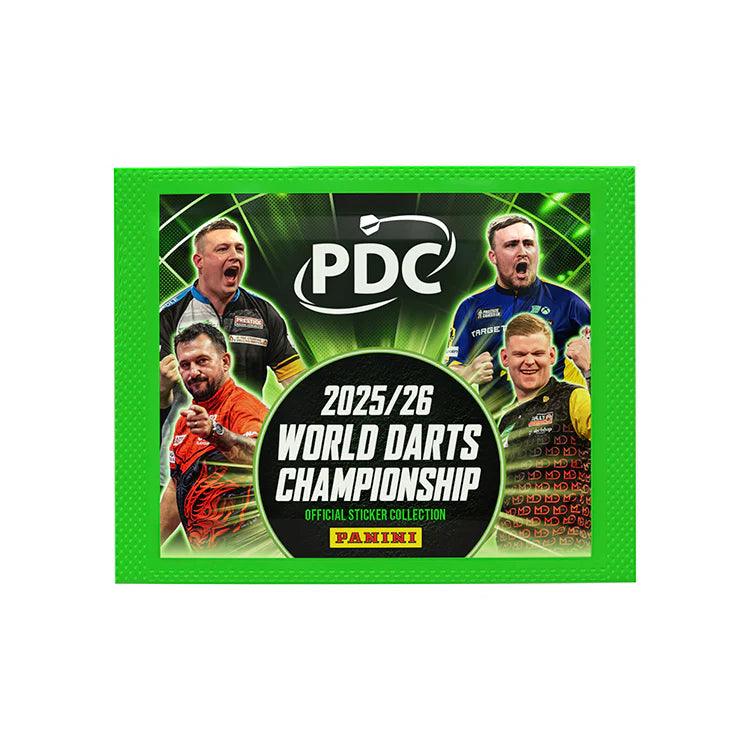 Panini PDC 2026 World Championship Darts Stickers Full Box Pre-order 27/11/25