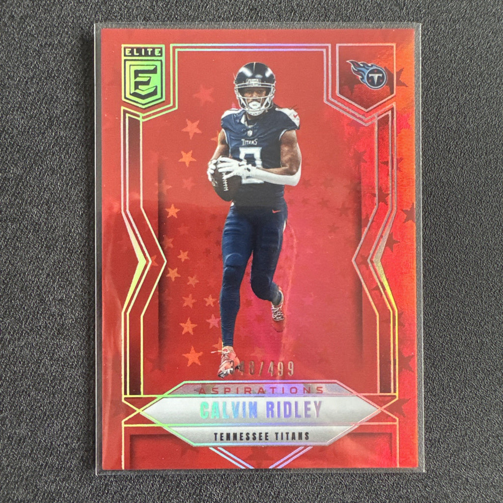 Panini Donruss Elite 2025 Calvin Ridley Tennessee Titans Aspirations Stars /499