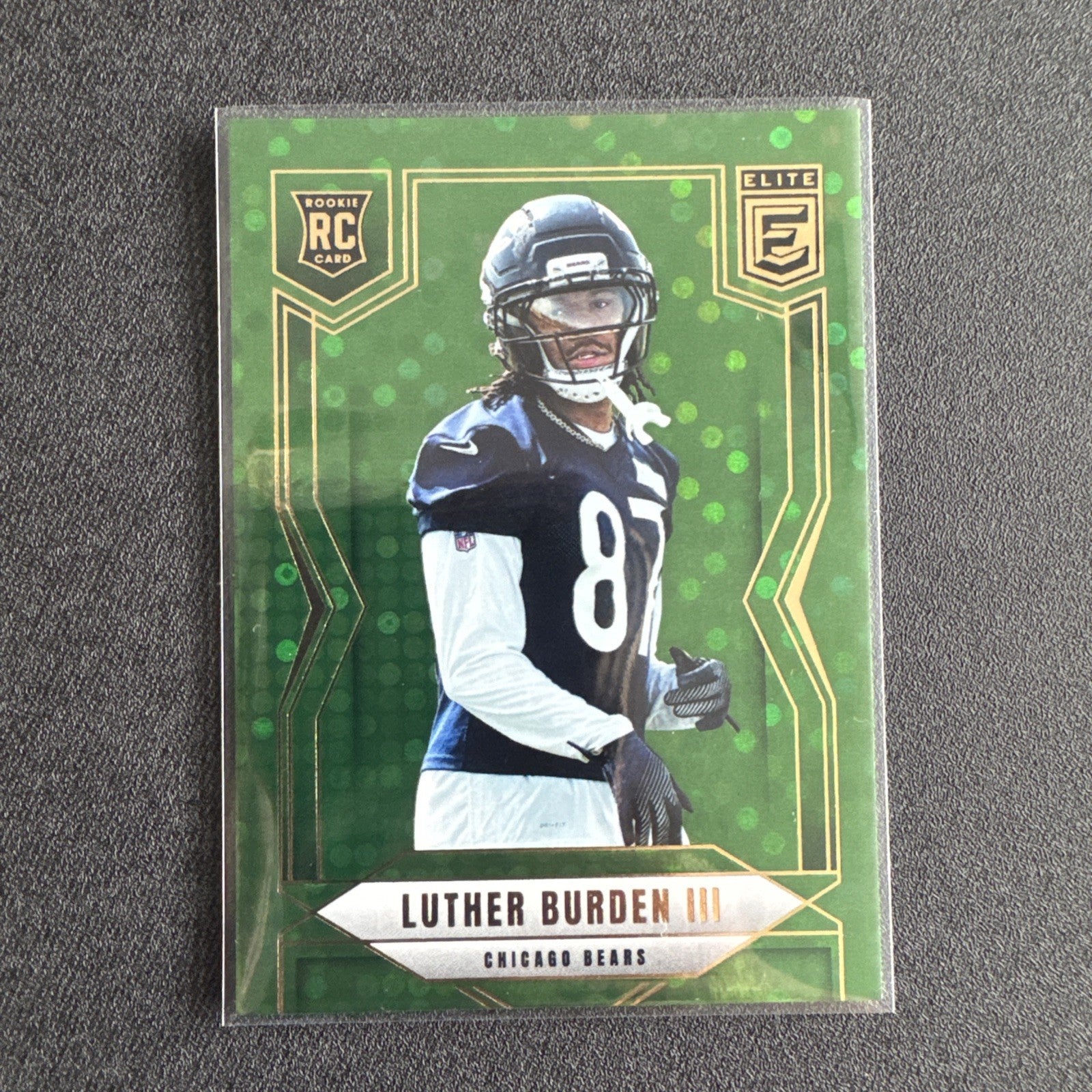 2025 Panini Donruss Elite - Rookies Luther Burden #118 Green Disco (RC)