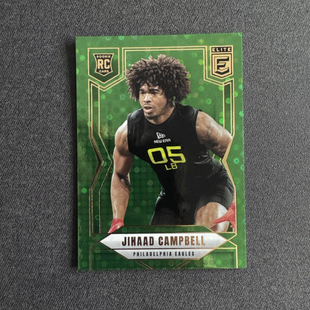 2025 Panini Donruss Elite - Rookies Jihaad Campbell #198 Green Disco (RC)