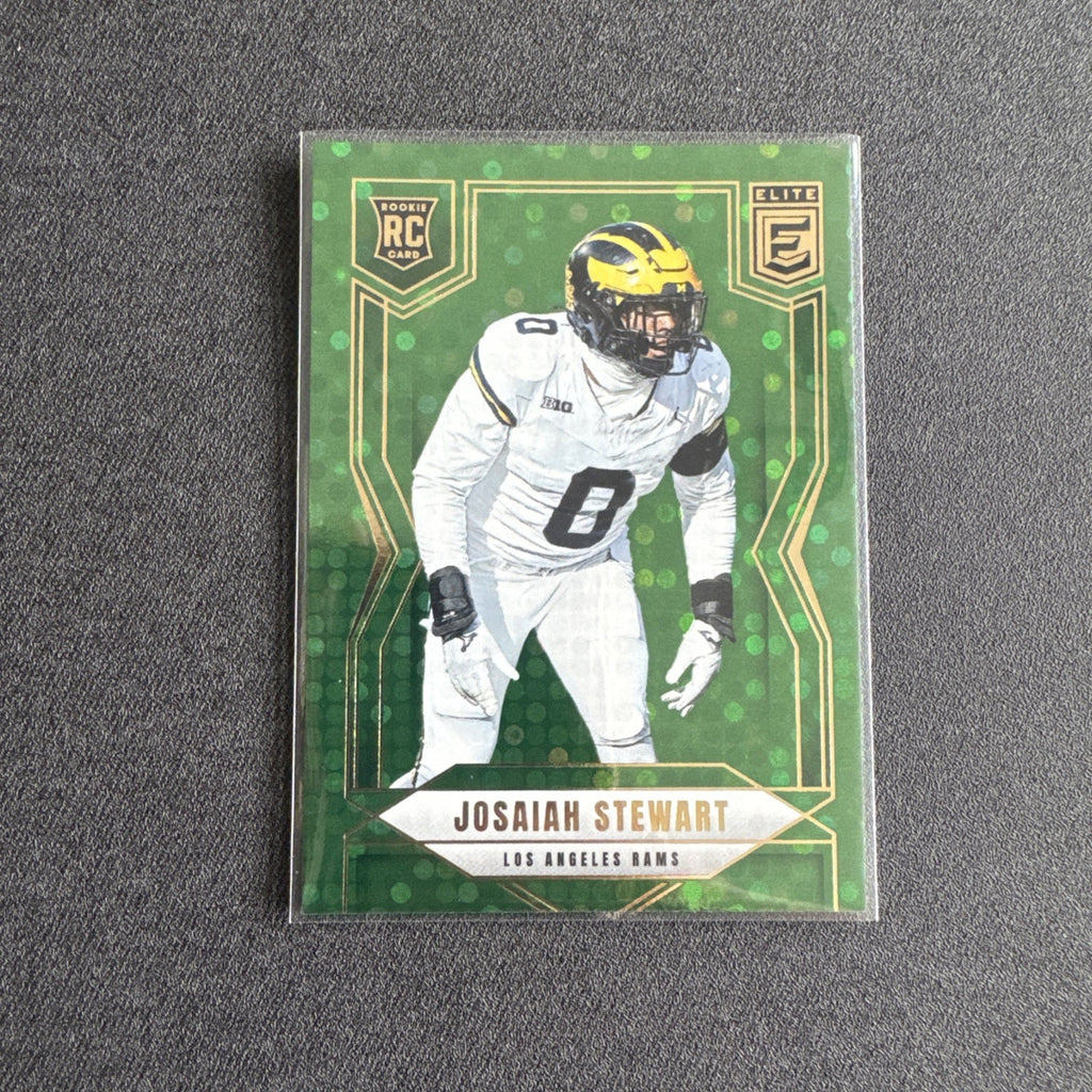 2025 Panini Donruss Elite - Rookies Josaiah Stewart #197 Green Disco (RC)