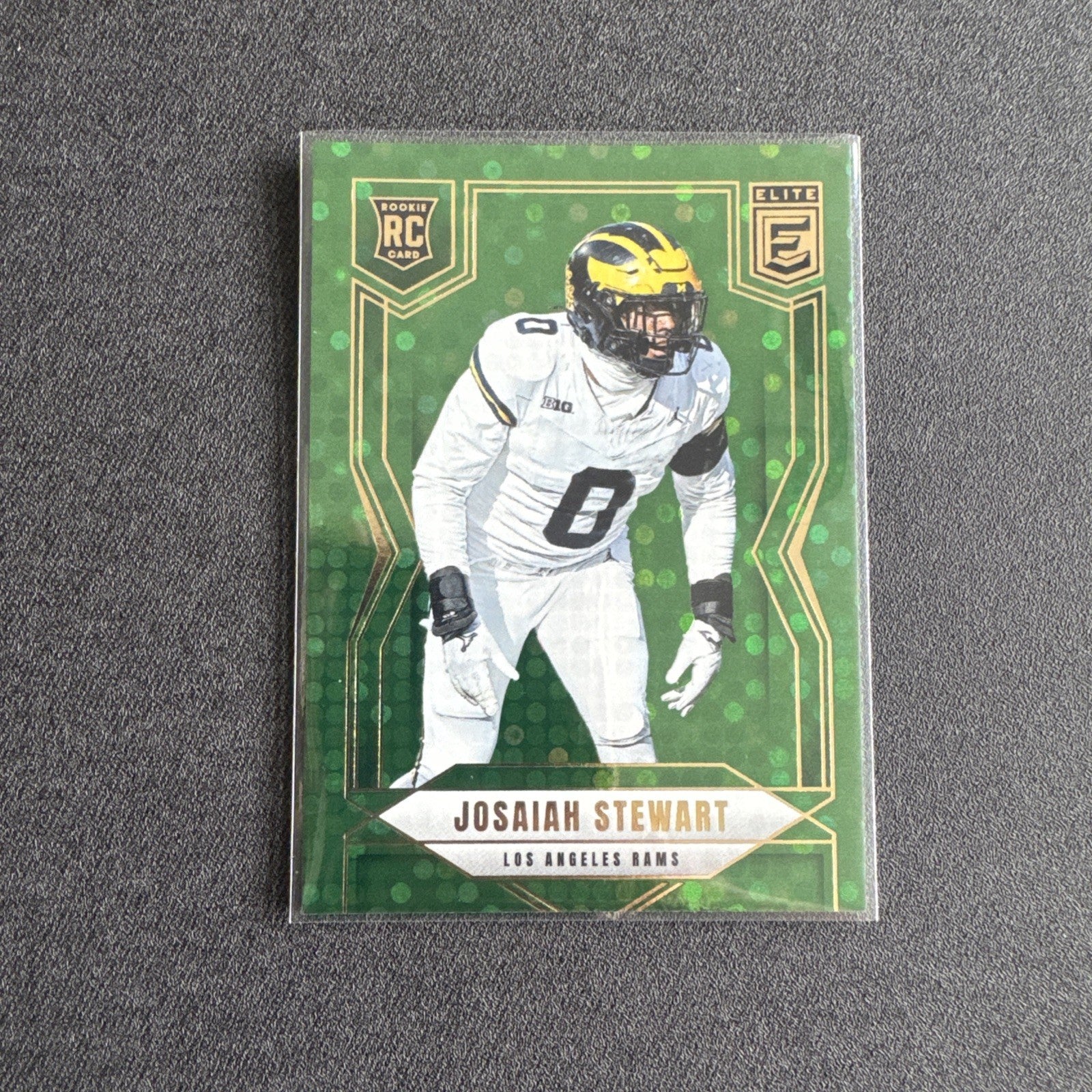 2025 Panini Donruss Elite - Rookies Josaiah Stewart #197 Green Disco (RC)