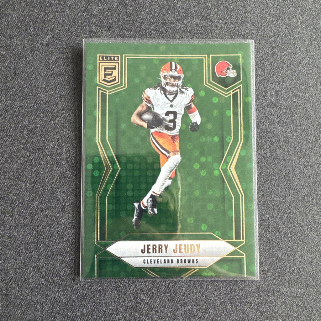 2025 Panini Donruss Elite - Jerry Jeudy #40 Green Disco