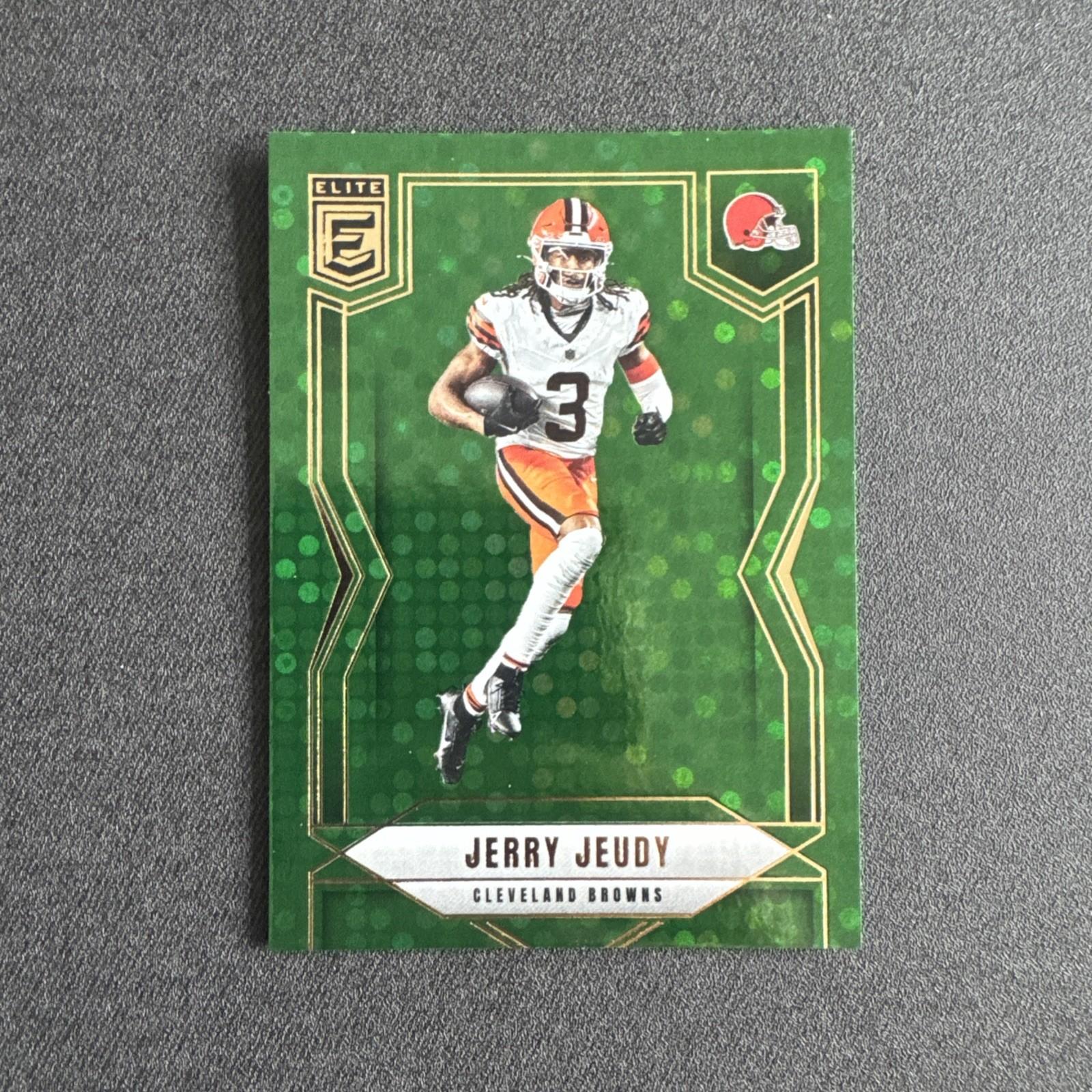 2025 Panini Donruss Elite - Jerry Jeudy #40 Green Disco