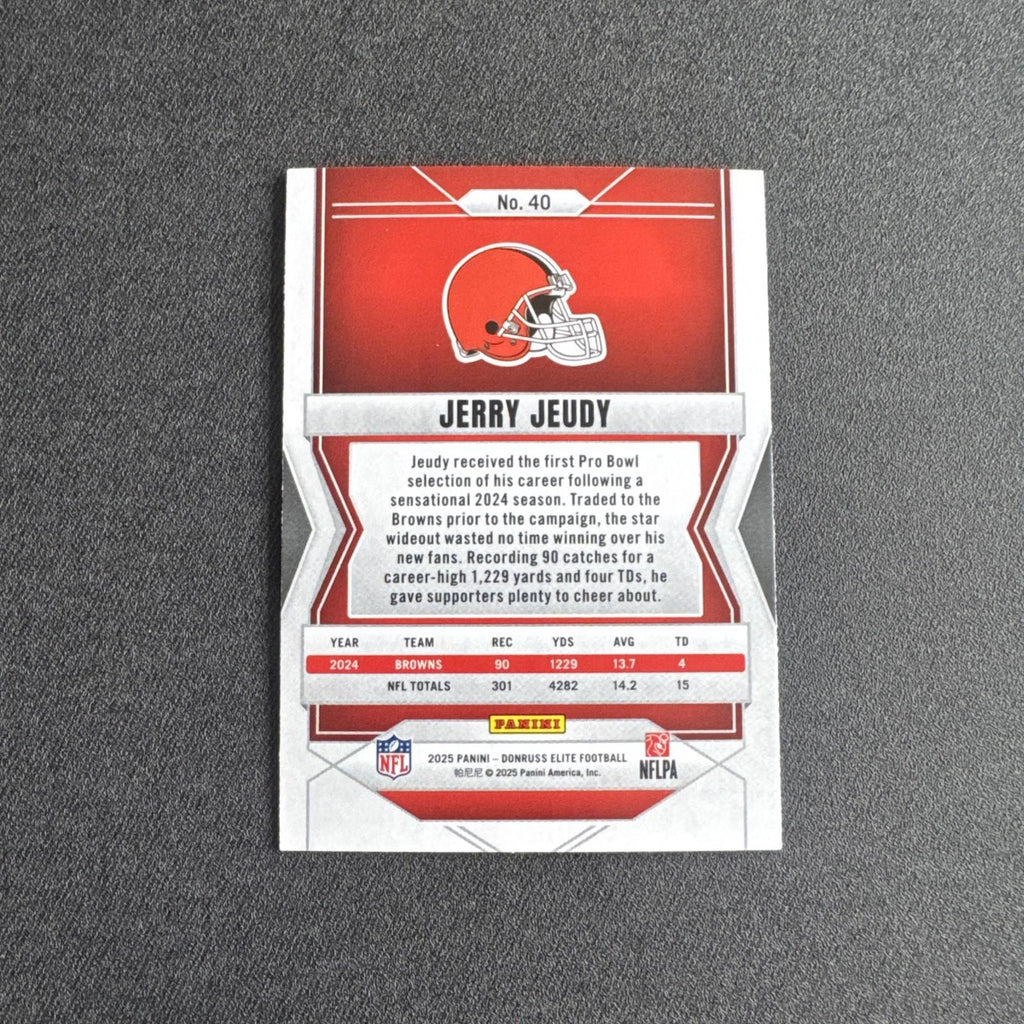 2025 Panini Donruss Elite - Jerry Jeudy #40 Green Disco