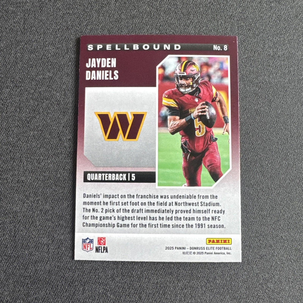 2025 Panini Donruss Elite Series Jayden Daniels Spellbound Washington #8