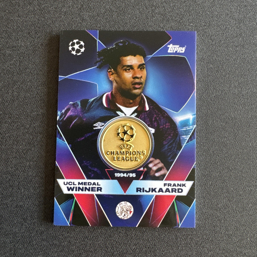 Topps Match Attax 2025/26 UCL Medal Winner Relic Card Rijkaard Ajax