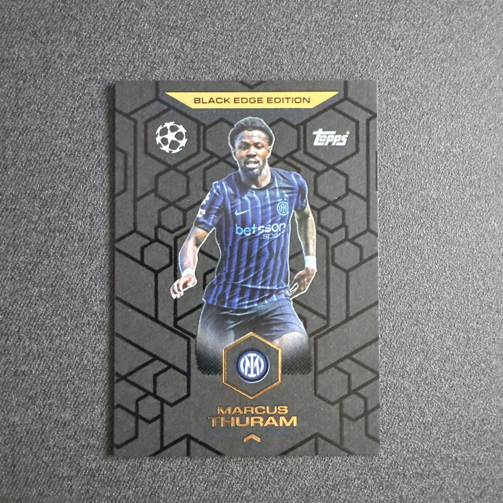 Topps Match Attax 2026 Champions League Marcus Thuram Black Edge Edition BE9