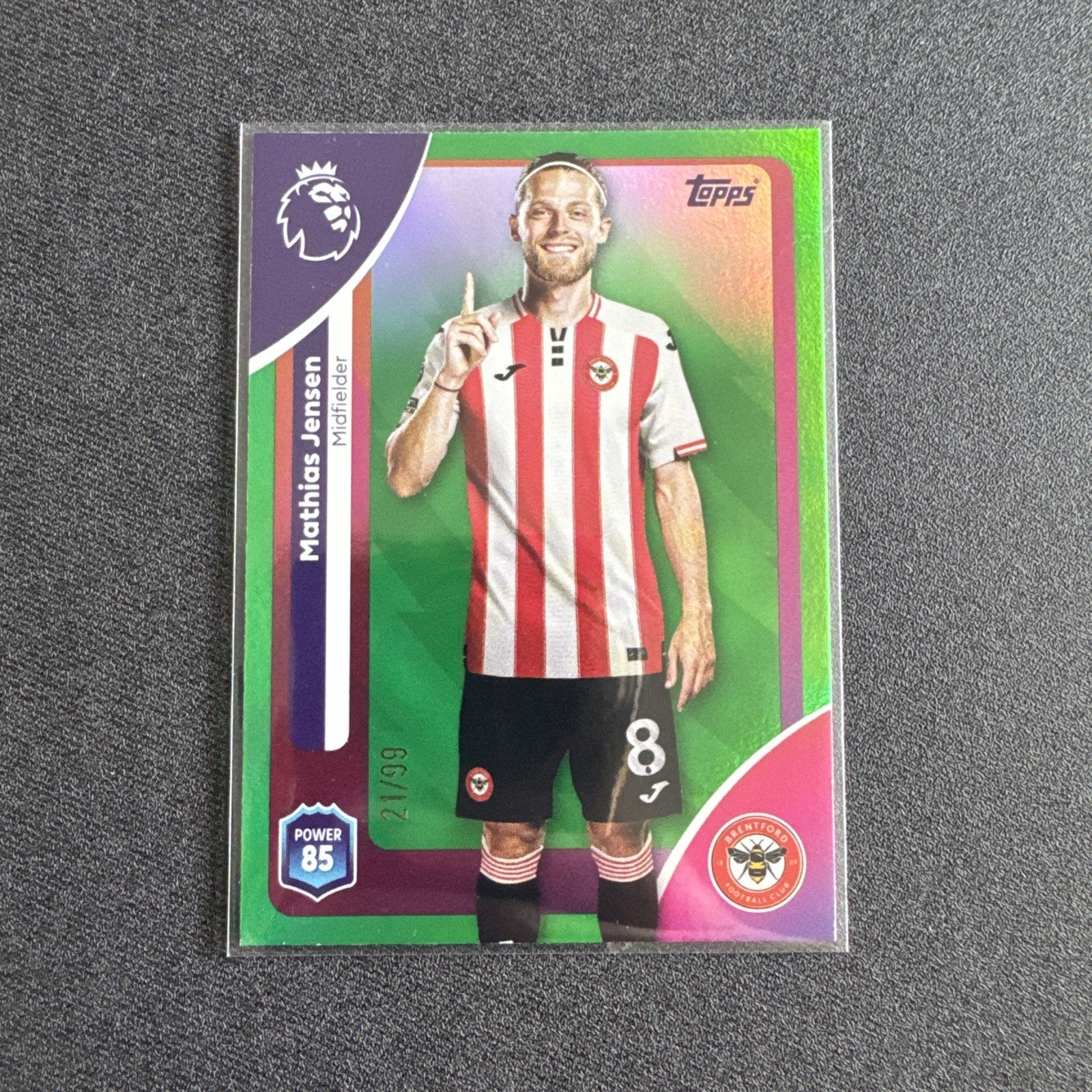 Topps Premier League 2025/2026 Mathias Jensen Brentford Numbered /99