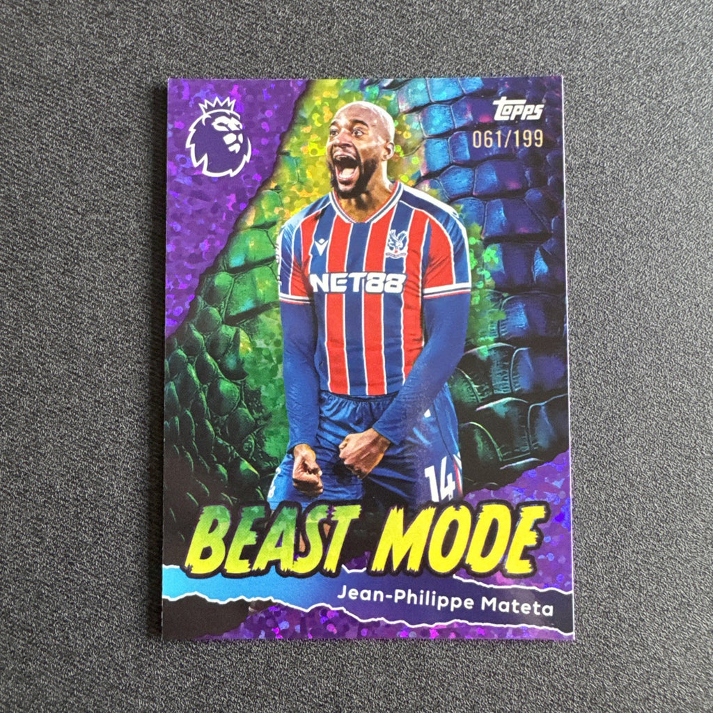 Topps Premier League 2026 Jean-Philippe Mateta Beast Mode 061/199 Numbered