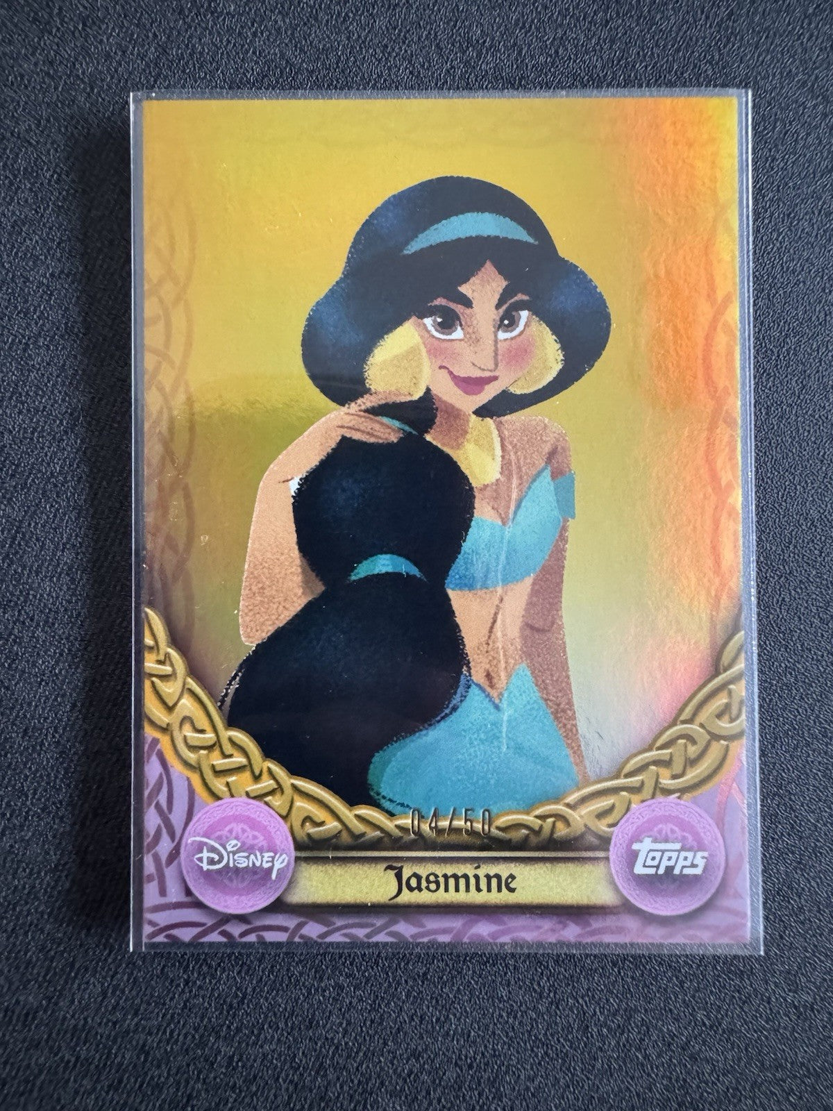 Disney Topps Wonder 2025 Jasmine Aladdin Princess T-19 Rare Card 4/50 UK Seller