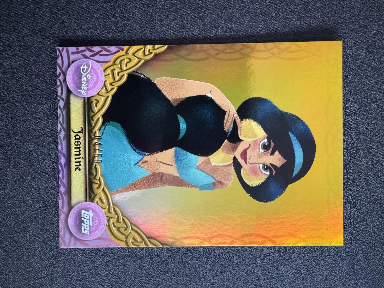 Disney Topps Wonder 2025 Jasmine Aladdin Princess T-19 Rare Card 4/50 UK Seller