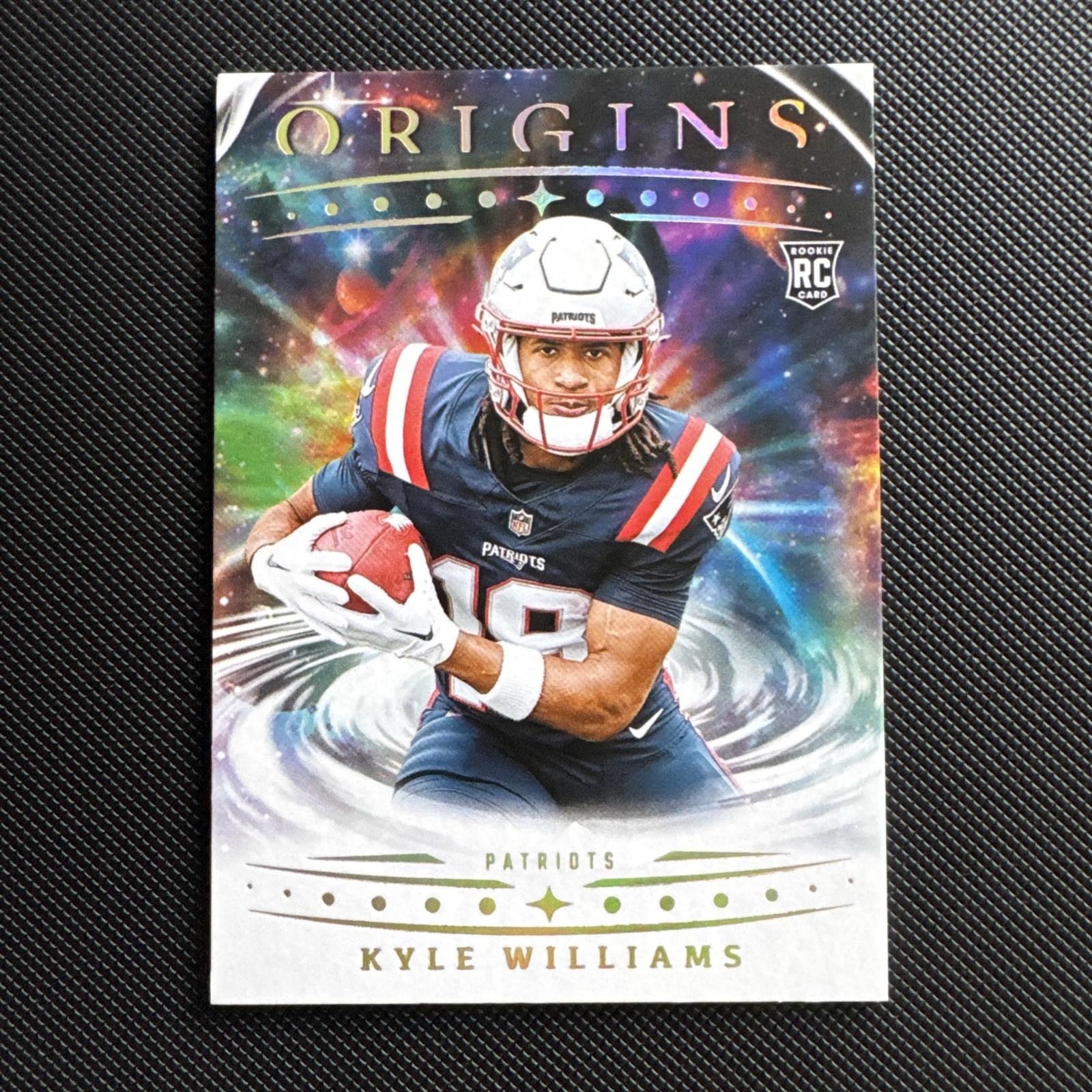 Panini Origins 2025 Kyle Williams Rookie Card RC Football Card Patriots NFL