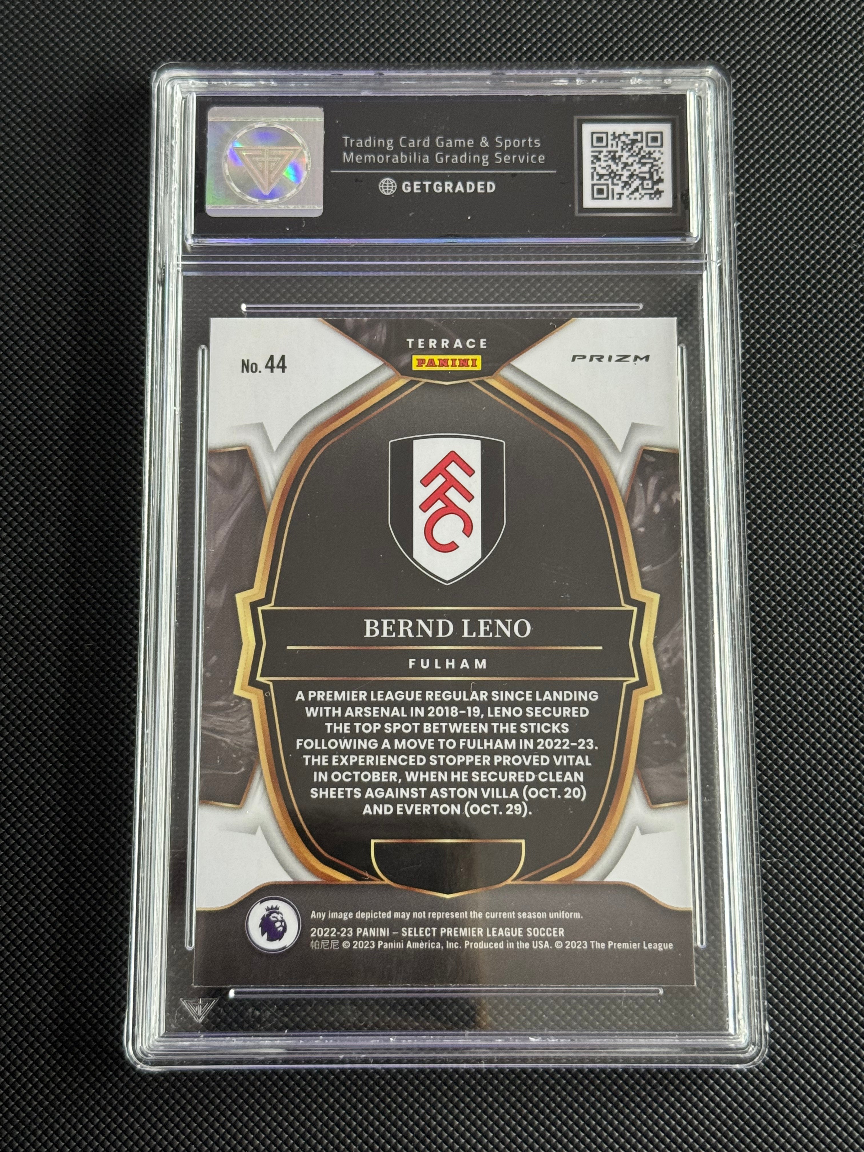 Bernd Leno Getgraded Pristine 10